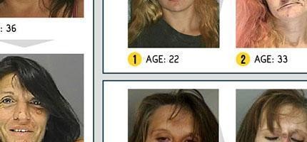 吸毒後的臉部扭曲