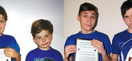 35個家庭重新拍攝兒時的爆笑照片