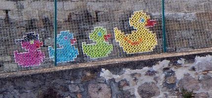 Urban-X-Stitch的刺繡街頭藝術