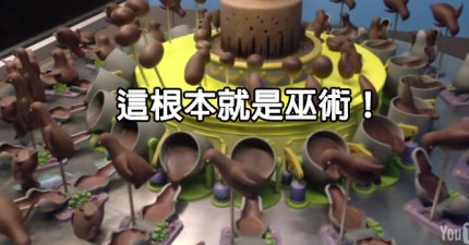 動畫巧克力旋轉蛋糕