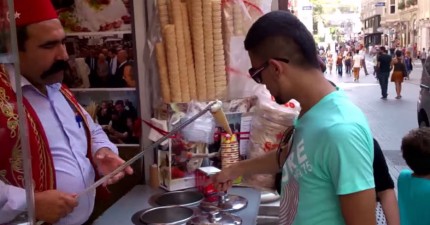 土耳其冰淇淋魔術